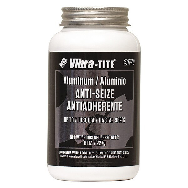 Vibra-Tite Anti Seize Compound,Jar,8 oz.,Silver 90708