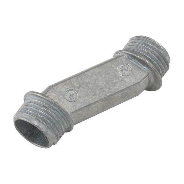 Raco RMC Offset Nipple, 1/2 in, Zinc, Zinc Plated, Gray 1452