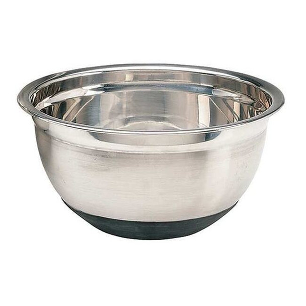 Crestware Mixing Bowl,10 1/2 in Dia,5 qt Cap. MBR05