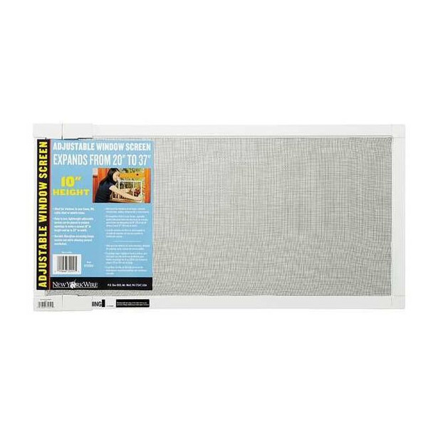 Adfors Adjustable Screening, 10 in W, 37 in L, Dark Gray FSP8555-U