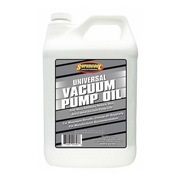 Supercool Vacuum Pump Oil, Yellow, 1 Gal. 43286