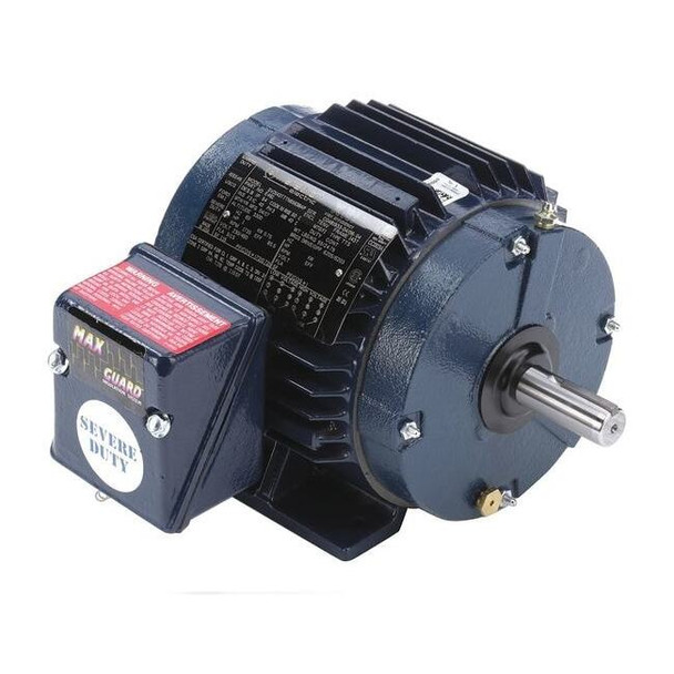 Leeson Severe Duty Motor, 143T, Rigid Base 143TTTN6563
