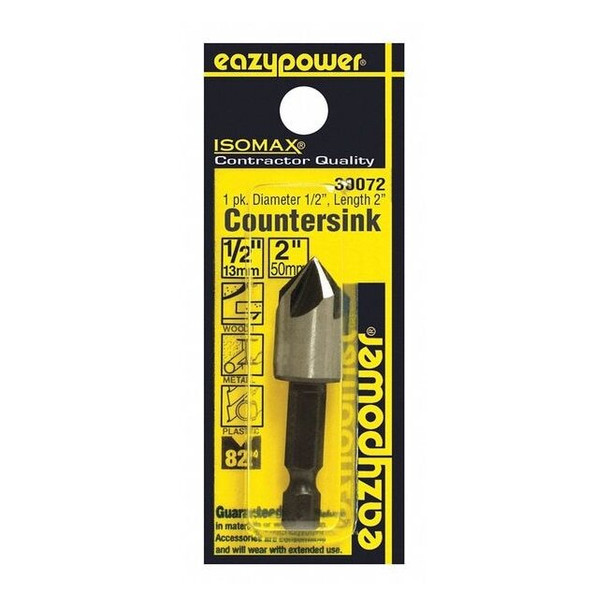 Eazypower Countersink,1/2" Body Dia. 30072