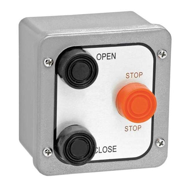American Garage Door Supply Control Station,3 Buttons,Surface Mount 3BX