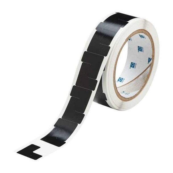 Floor Marking Tape, vinyl, No Legend, Black, 1 in W., 4 mil Thickness, 750 PK
