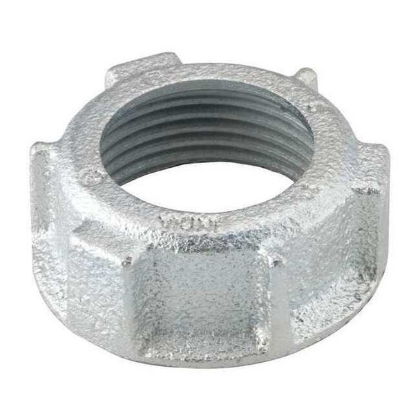 Raco IMC Bushing, 1-1/2 in, Threaded, Iron, Zinc Plated, Gray 1106