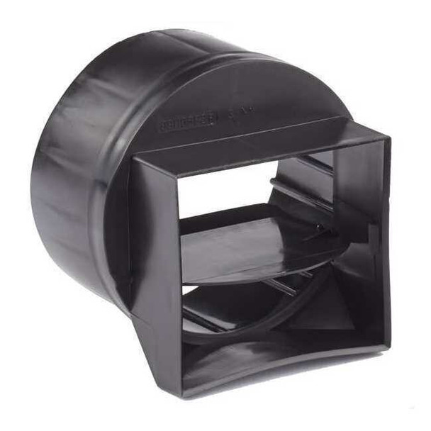 Broan-Nutone Connector,4 In Plastic Damper Duct S97003932