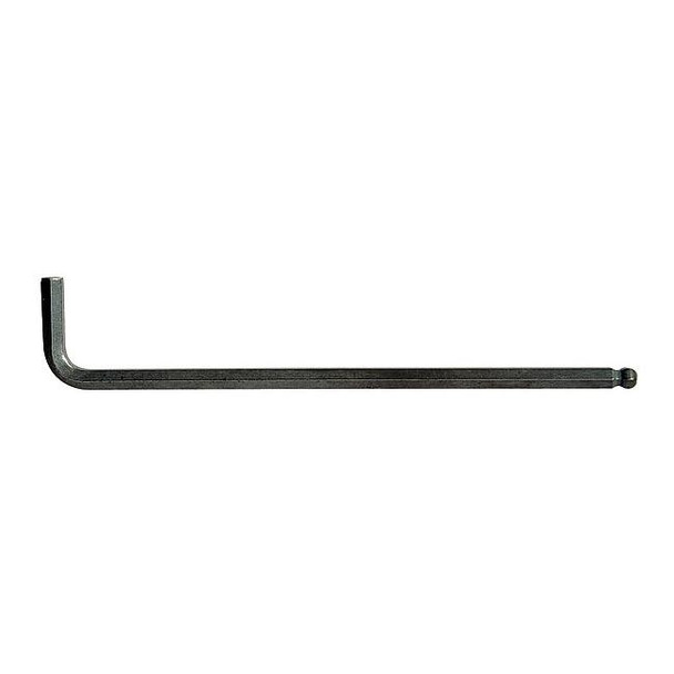 SAE Plain Ball Hex Key Hex Key, 3/8" Tip Size, 8 1/2 in Long, 1 3/8 in Short