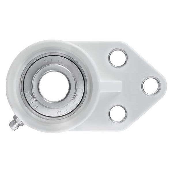 Ntn Flange Bearing,3-Bolt,Ball,1" Bore ZUCFBL205-16