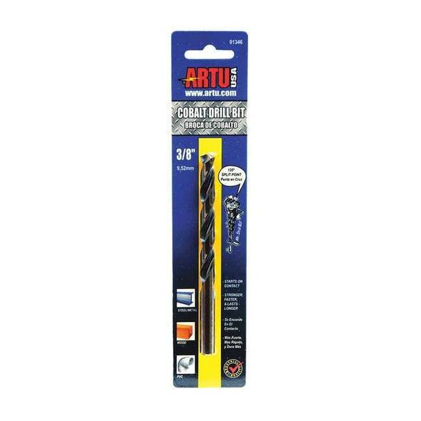 Artu 3/8" Cobalt Jobber Length Drill Bit 01346