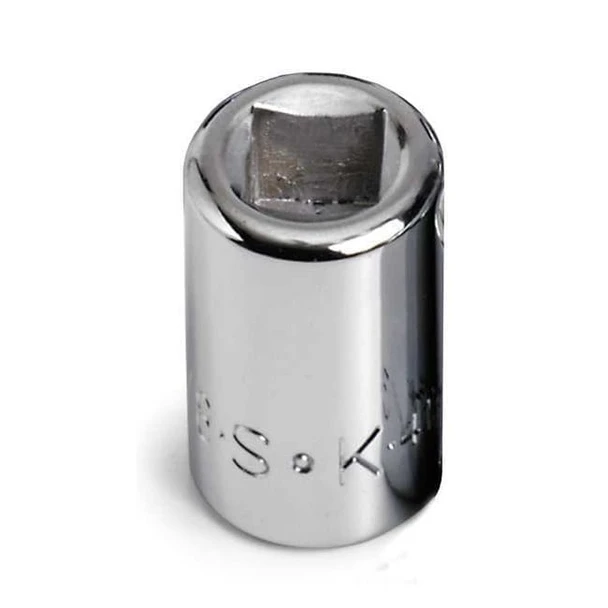 3/8" Drive, 4 pt SAE, Socket, 4 Points,  Steel, Chrome, 11/32 in