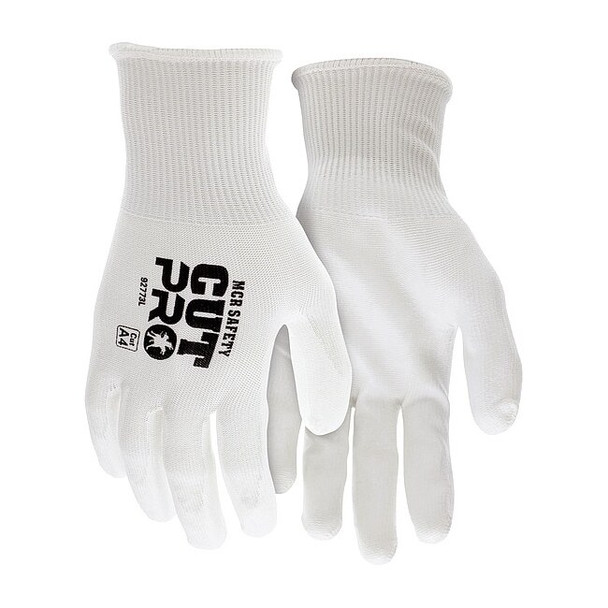 Coated Gloves, Cut Level A4 ,Dipped ,Polyurethane ,Smooth ,M 1 PR