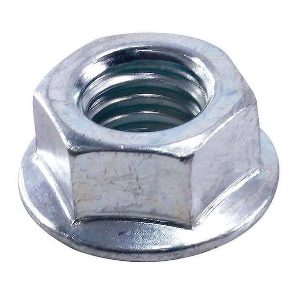 American Garage Door Supply Flanged Serrated Hex Nut,SS,PK16 NUTFS14