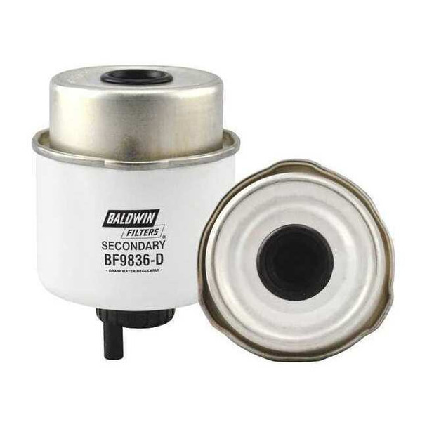 Baldwin Filters Fuel Filter,4-17/32 x 3-7/8 x 5-4/9 In BF9836-D