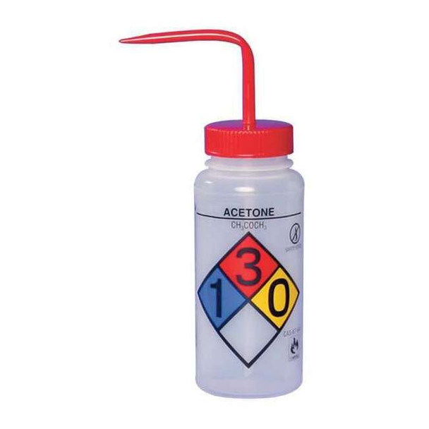 Sp Scienceware Red Wash Bottle 16 oz., PK4 F11816-0001