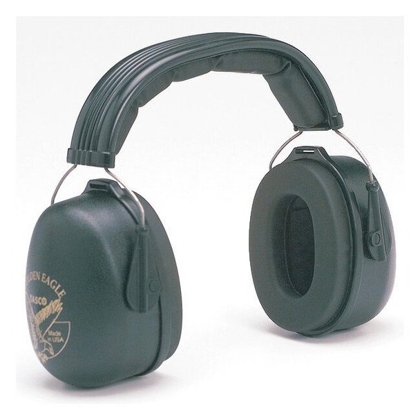 Golden Eagle Over-the-Head Ear Muffs, 29 dB NRR, Passive, General Purpose, Black