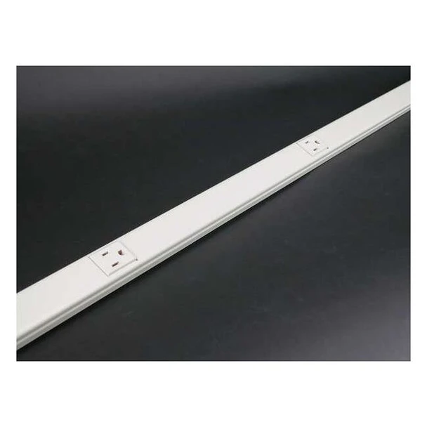 Legrand Outlet Strip, Plug Converter, 5-15R, 6 ft., White WH20GB612