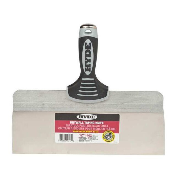 Hyde Taping Knife,Straight,SS,12"W 09343