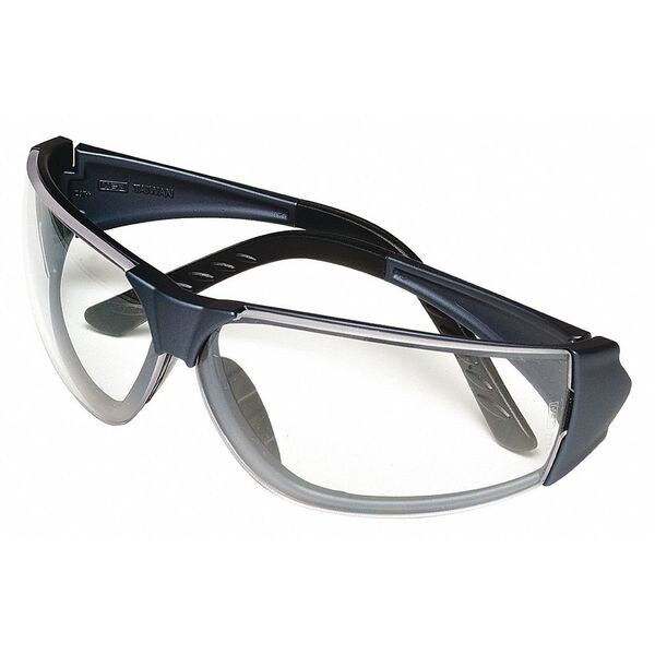 Sightgard, Safety Glasses, Anti-Scratch, Clear Lens, Gray Frame, Full-Frame
