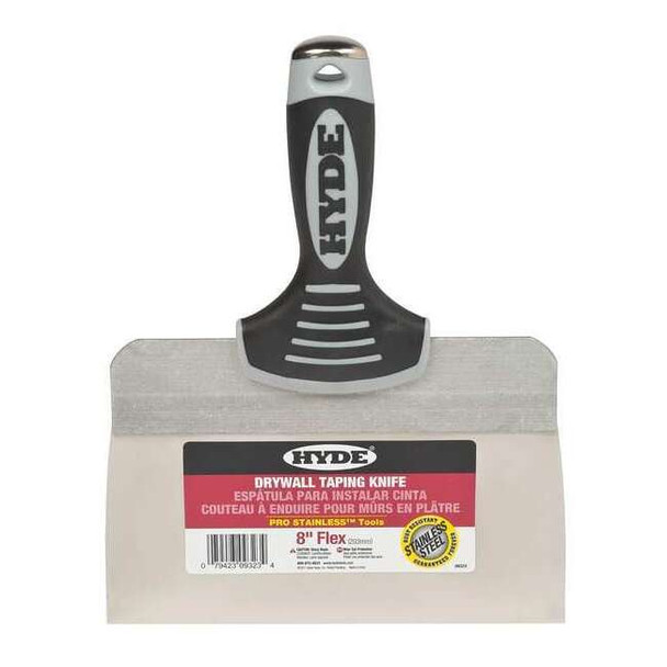 Hyde Taping Knife,Flexible,8",SS 09323
