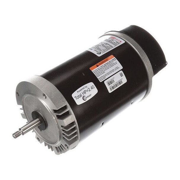 Pool Pump Motor, Permanent Split Capacitor, 2 HP, 56J Frame, 3,450 Nameplate RPM