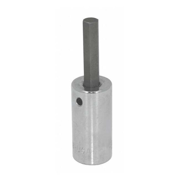 1/2 in Drive Hex Socket Bit SAE 7/16 in Tip, 4 1/4 in L
