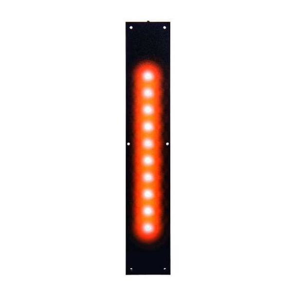 Ideal Warehouse Innovations Guide Lights,Plastic,Black,4 in. H 60-5414-U