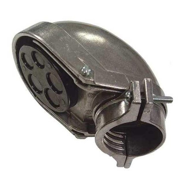 Raco EMT/IMC Cap, 3/4 in, Snap-On, Aluminum, Plain, Natural 2403