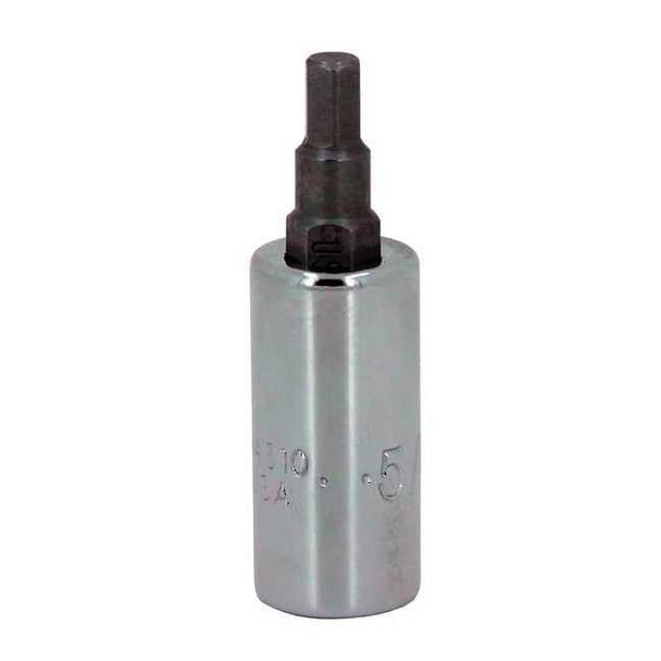 1/4 in Drive, 6mm Metric Socket, 6 Points, Socket Bit, Steel, 1/4 in, TpSz 6 mm