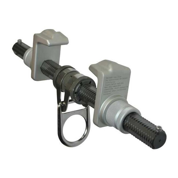 Beam Clamp, 20 in Length, 425 lb Weigth Capacity, Aluminum Anchor, Swivel D-Ring