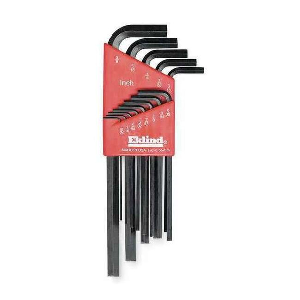 Eklind 13 Piece SAE L-Shape Hex Key Set, 11213 11213