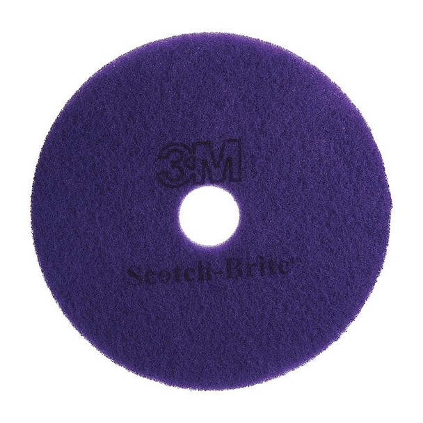 Scotch-Brite Diamond Floor Pad Plus,27 In,Purple,PK5 08421