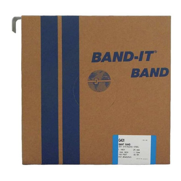 Band-It Stainless Steel Band,44 mil,100 ft. L GRG430
