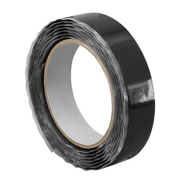 3m Reclosable Fastener, Acrylic Adhesive, 30 ft, 1 in W, Black 1-10-SJ3571