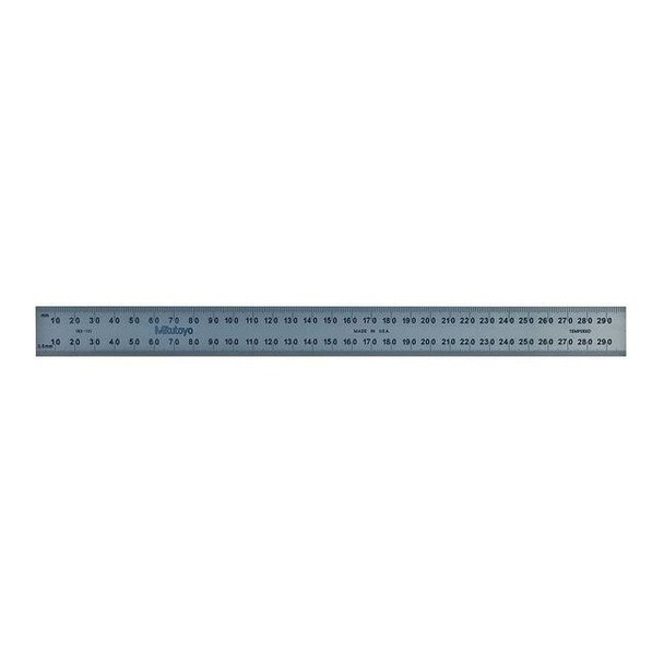 Mitutoyo Satin Steel Rule 1mm/.5mm 182-131