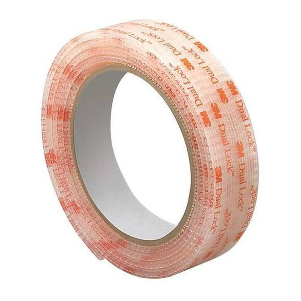 3m Reclosable Fastener, Acrylic Adhesive, 30 ft, 1 in W, Clear 1-10-SJ3560
