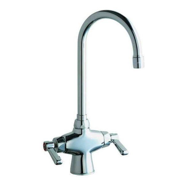 Gooseneck Bar Faucet, Manual, Single Hole Mount, 1 Hole