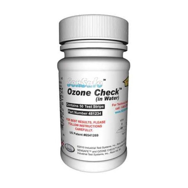 Industrial Test Systems Test Strips,0 to 0.5 ppm Ozone,PK50 481234