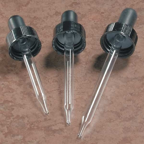 Qorpak Bottle Dropper Assemblies,86-88MM,PK12 CAP-05742