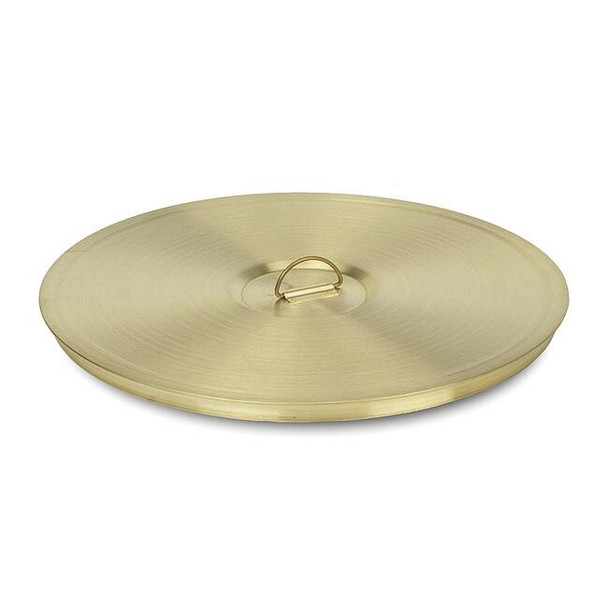 Advantech Manufacturing Test Pan Cover,Brass, 8 In,Lifting Ring CB8W/R