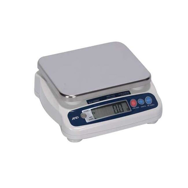 A&d Weighing Digital Compact Bench Scale 2000g/4.4 lb. Capacity SJ-2000HS