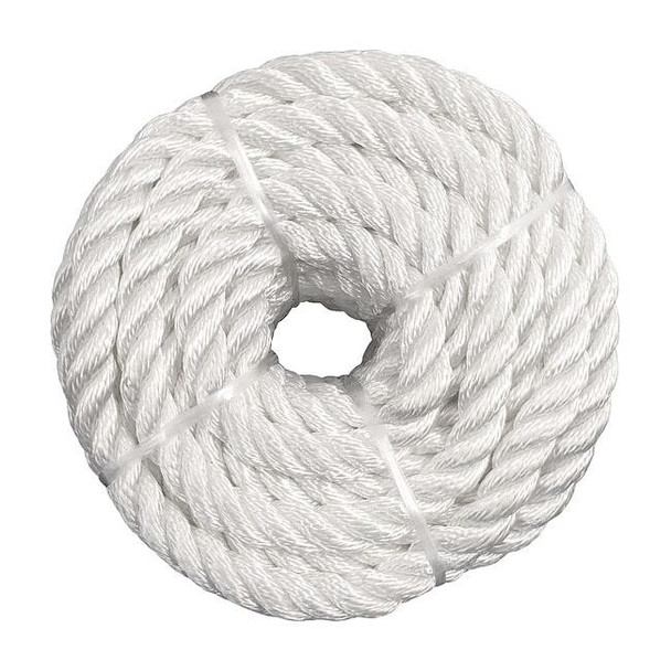 Manufacturer Varies Rope,Nylon,Twisted,3/8 In. dia.,100 ft L 5211236