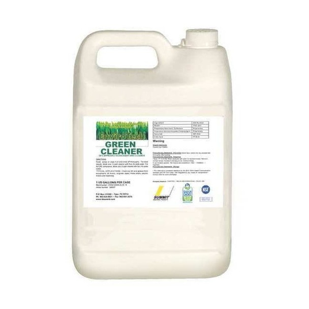Summit Industrial Products Cleaner, Jug, 1 gal, Fresh ENVIROTECH GREEN CLEANER