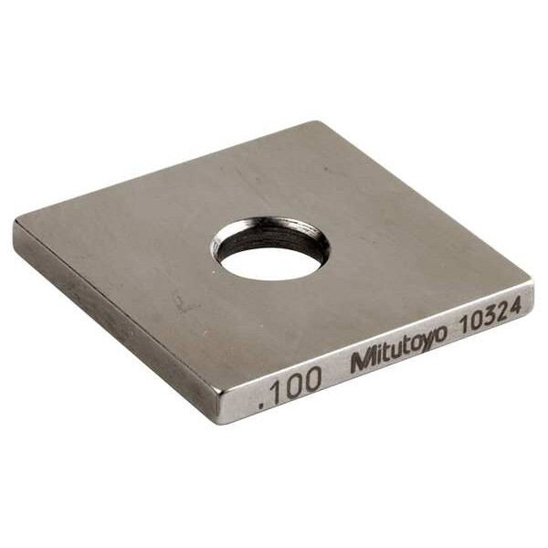 Mitutoyo Gage Block,Square,Steel,0.100 In,ASME 0 614191-531