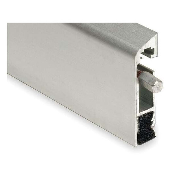 National Guard Automatic Door Bottom,1/4x48In,Aluminum 220NA-4