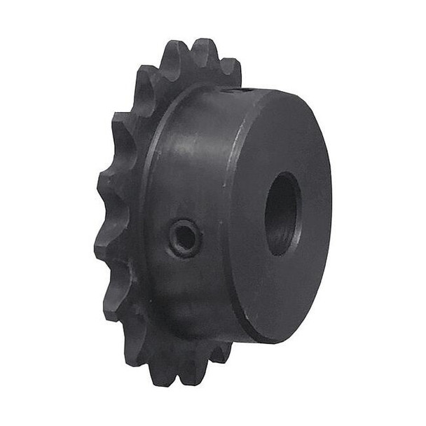 Single Strand Sprocket, Fixed, 35 Chain Size, 1/2 Bore Dia., 10 # of Teeth