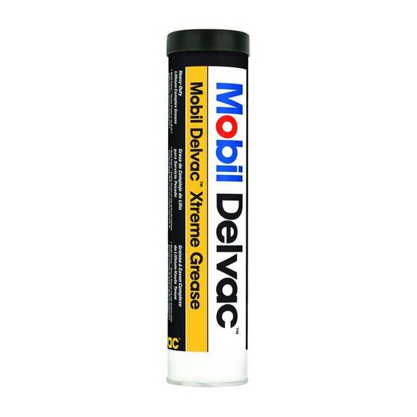Mobil Extreme Service Grease, 13.7 oz, Cartridge, Orange 128524