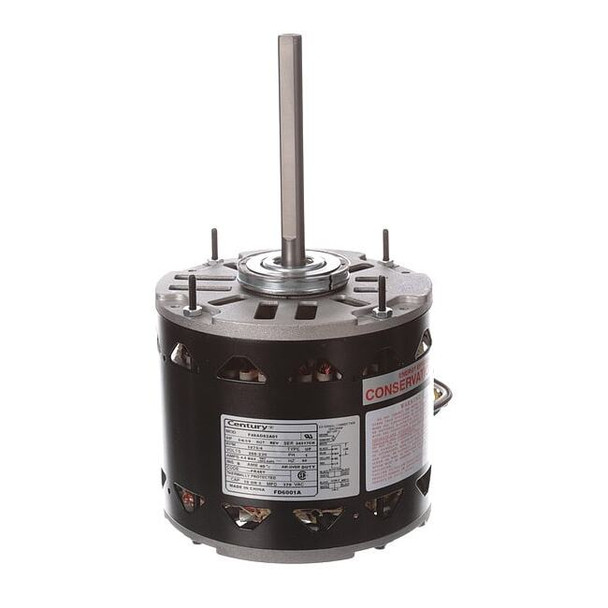 Century Motor, PSC, 3/4 HP, 1075, 208-230V, 48Y, Open FD6001A
