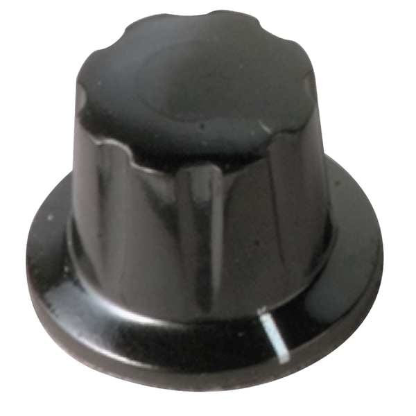 Davies Skirted Control Knob, Control Knob, 1/4" Size, 1/2"L, GP Phenolic 1910CS