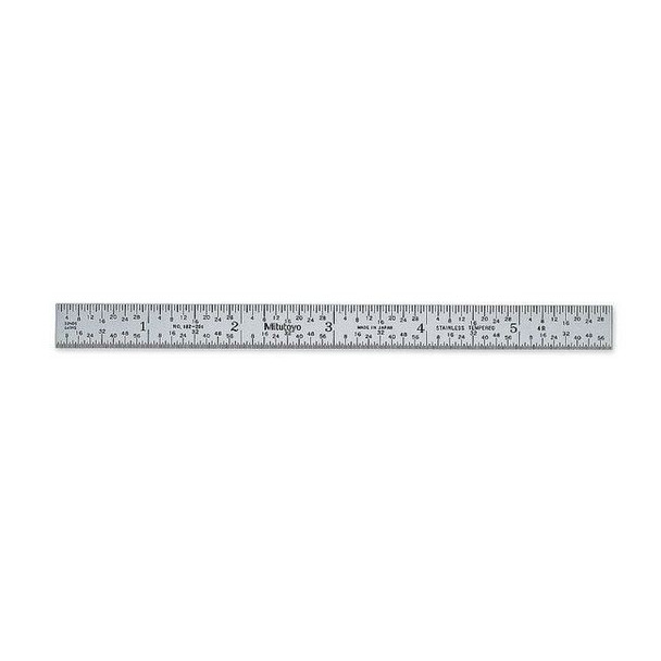 Mitutoyo Rule,Flex Steel,12 In 182-221